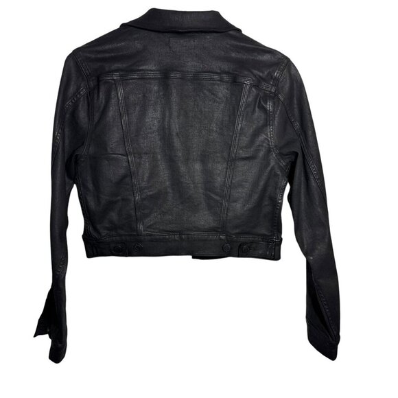 7 For All Mankind  Coated Trucker Jacket - Picture 3 of 8
